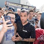 El nuevo futbolista brasileño del Juventus Dani Alves.