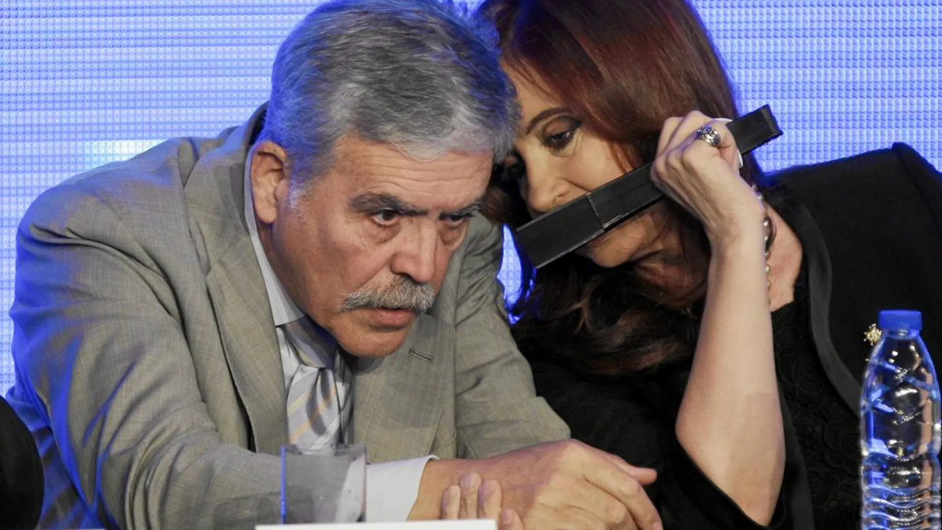 Julio De Vido y Cristina Fernández de Kirchner, en una foto de archivo