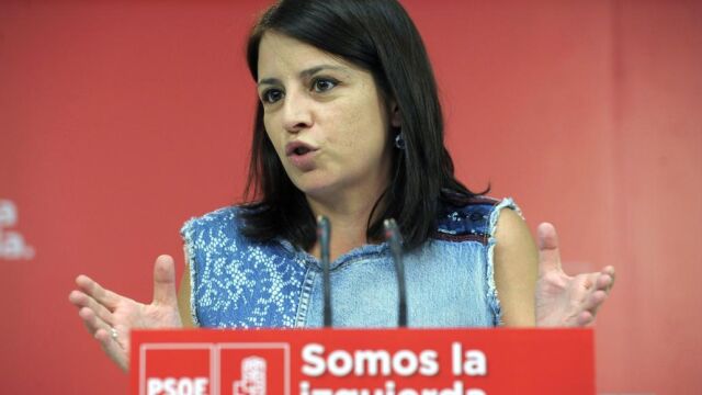 La vicesecretaria general del PSOE, Adriana Lastra