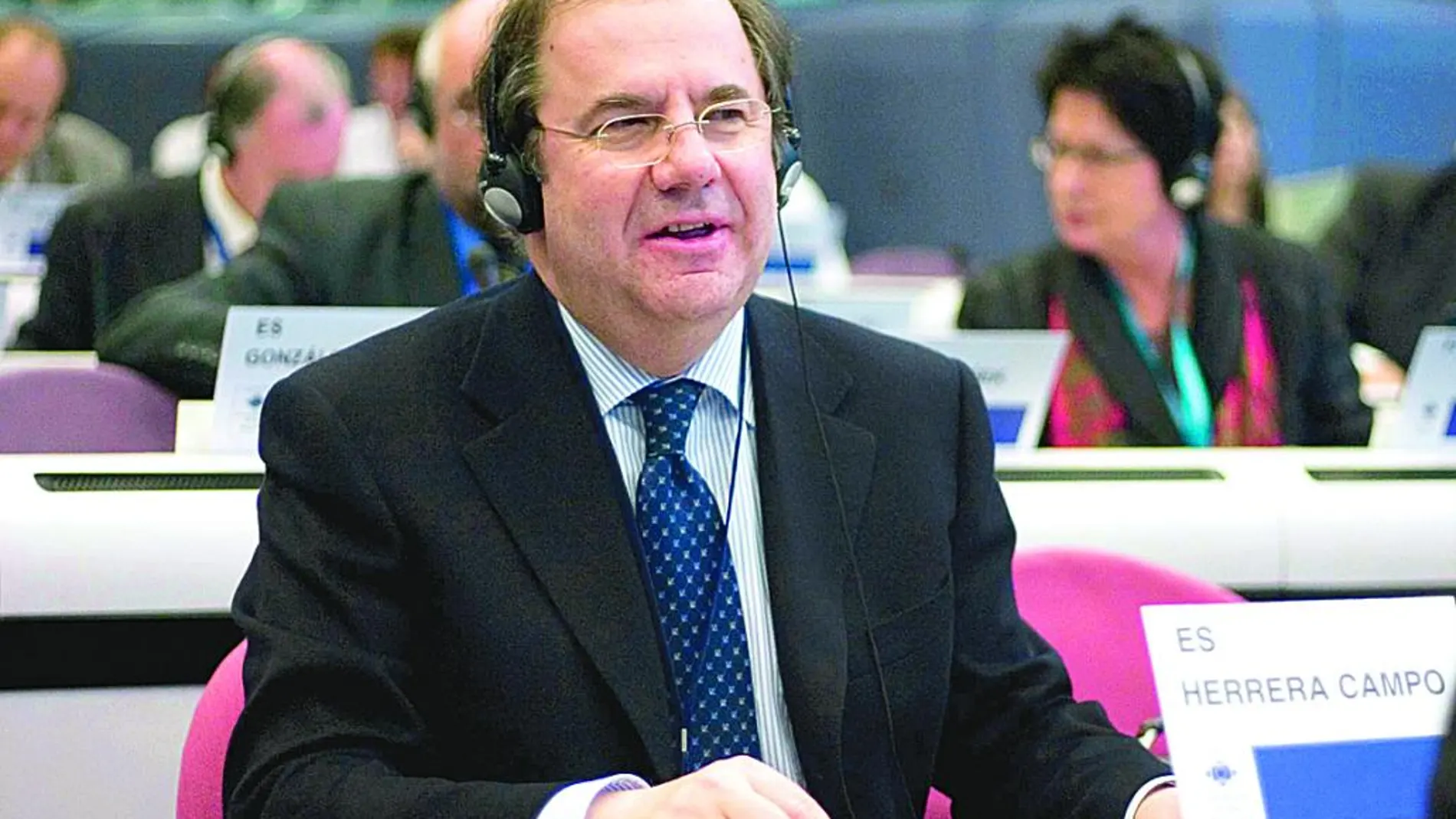 El presidente Herrera, en su última comparecencia ante el Comité de las Regiones, en Bruselas