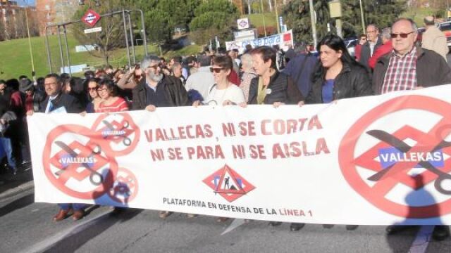 Reforma del Metro: Protesta para que la obra de la L-1 sea por fases