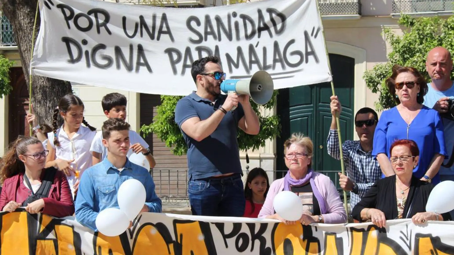 Málaga también ha protagonizado masivas manifestaciones por la sanidad