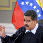 El presidente venezolano en una rueda de prensa ayer en Miraflores