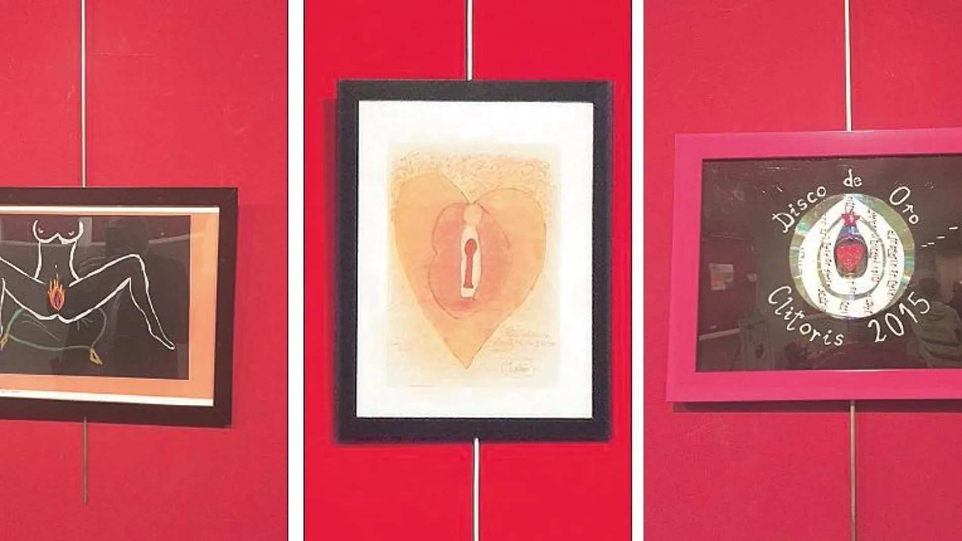«GenitArte», que es el título de la muestra que hasta ayer se expuso en el centro cultural Eduardo Úrculo de Tetuán, exhibe pinturas y esculturas sobre los órganos genitales