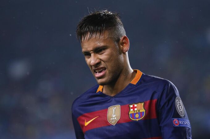 El jugador del FC Barcelona e internacional brasileño Neymar