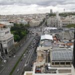 La ciudad de Madrid, vista desde la terraza del Círculo de Bellas Artes