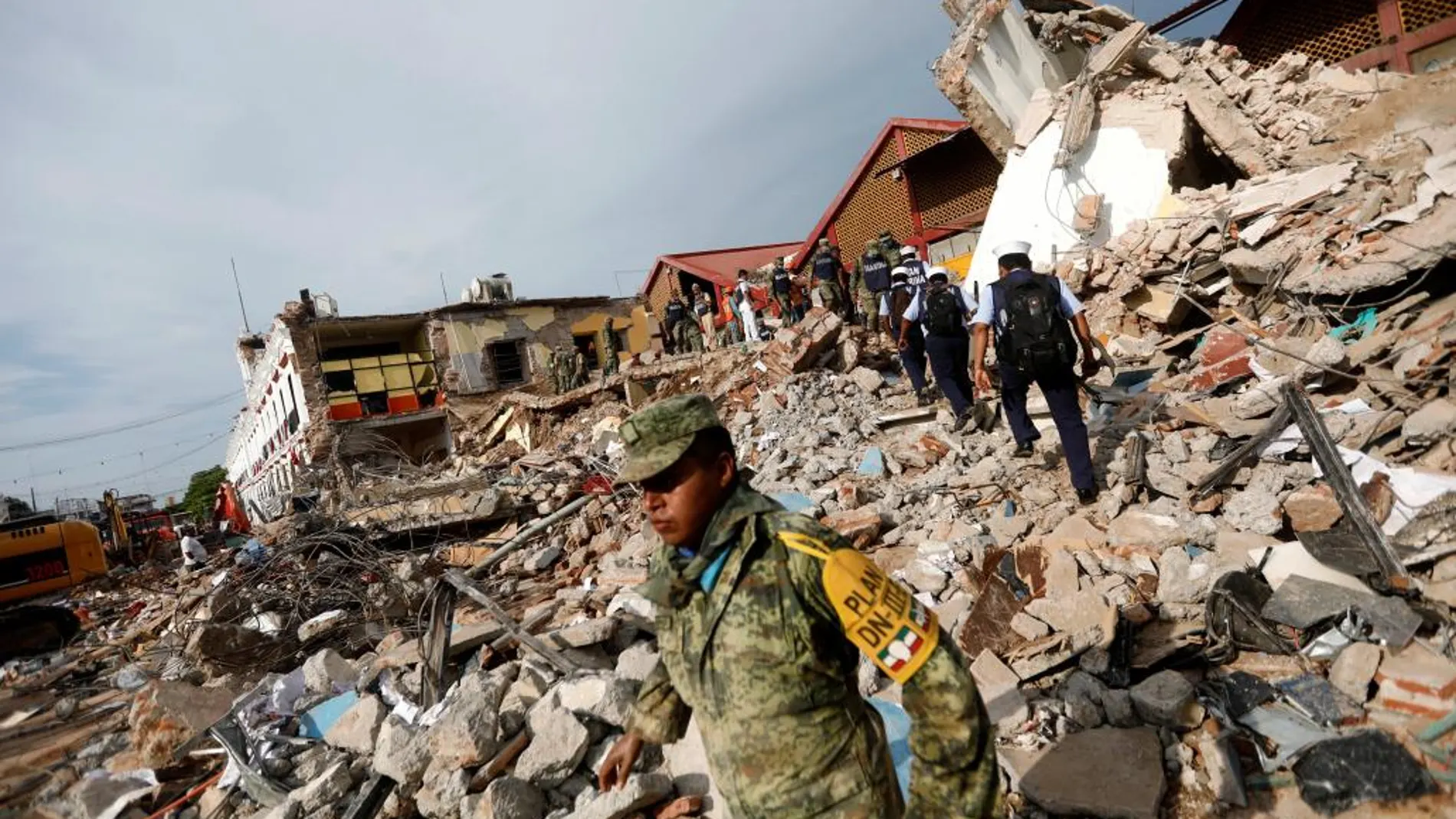 Devastación causada por el terremoto de México, el último gran movimiento sísmico registrado en el planeta