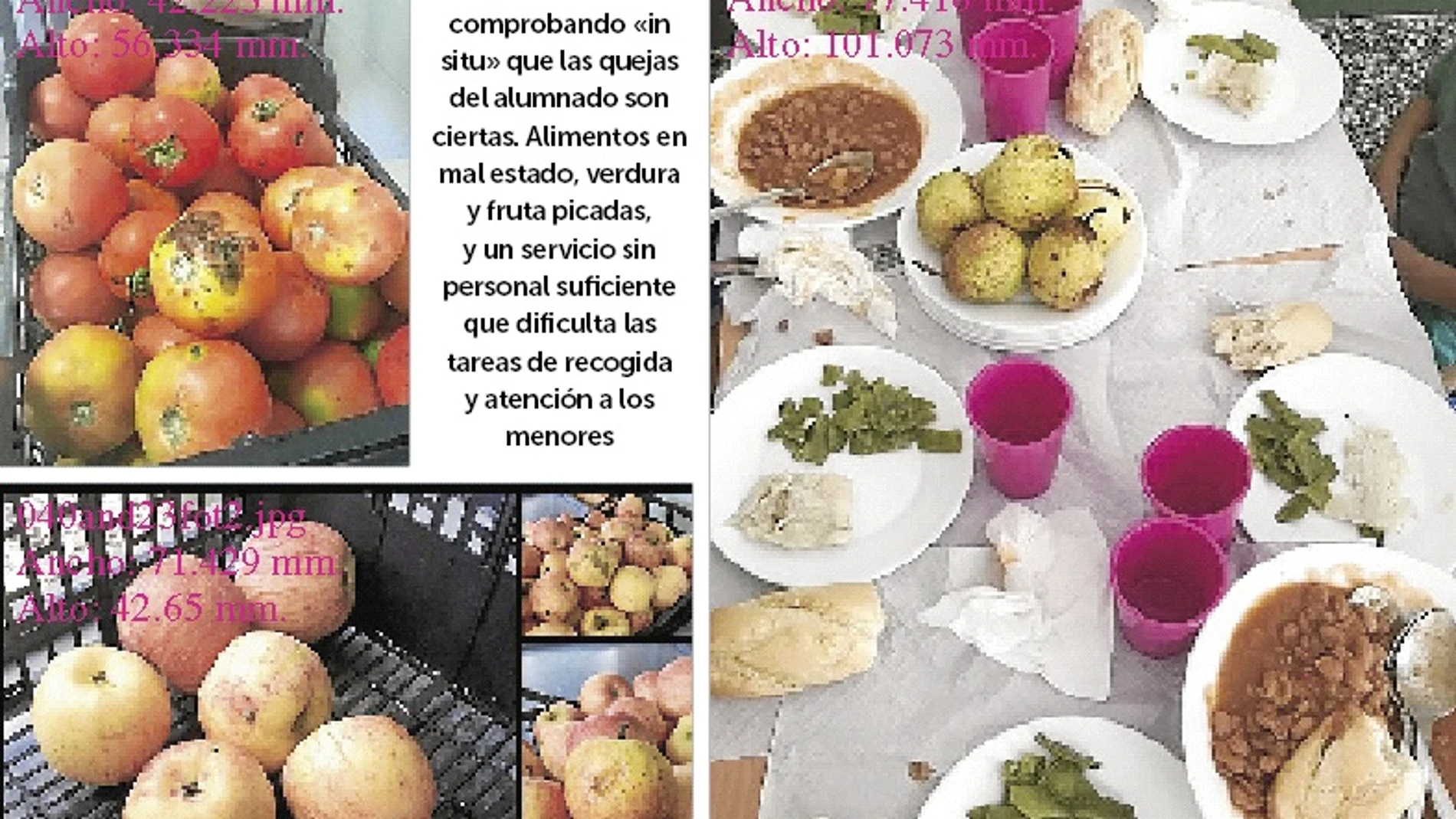 Dos años peleando sin éxito por un comedor digno