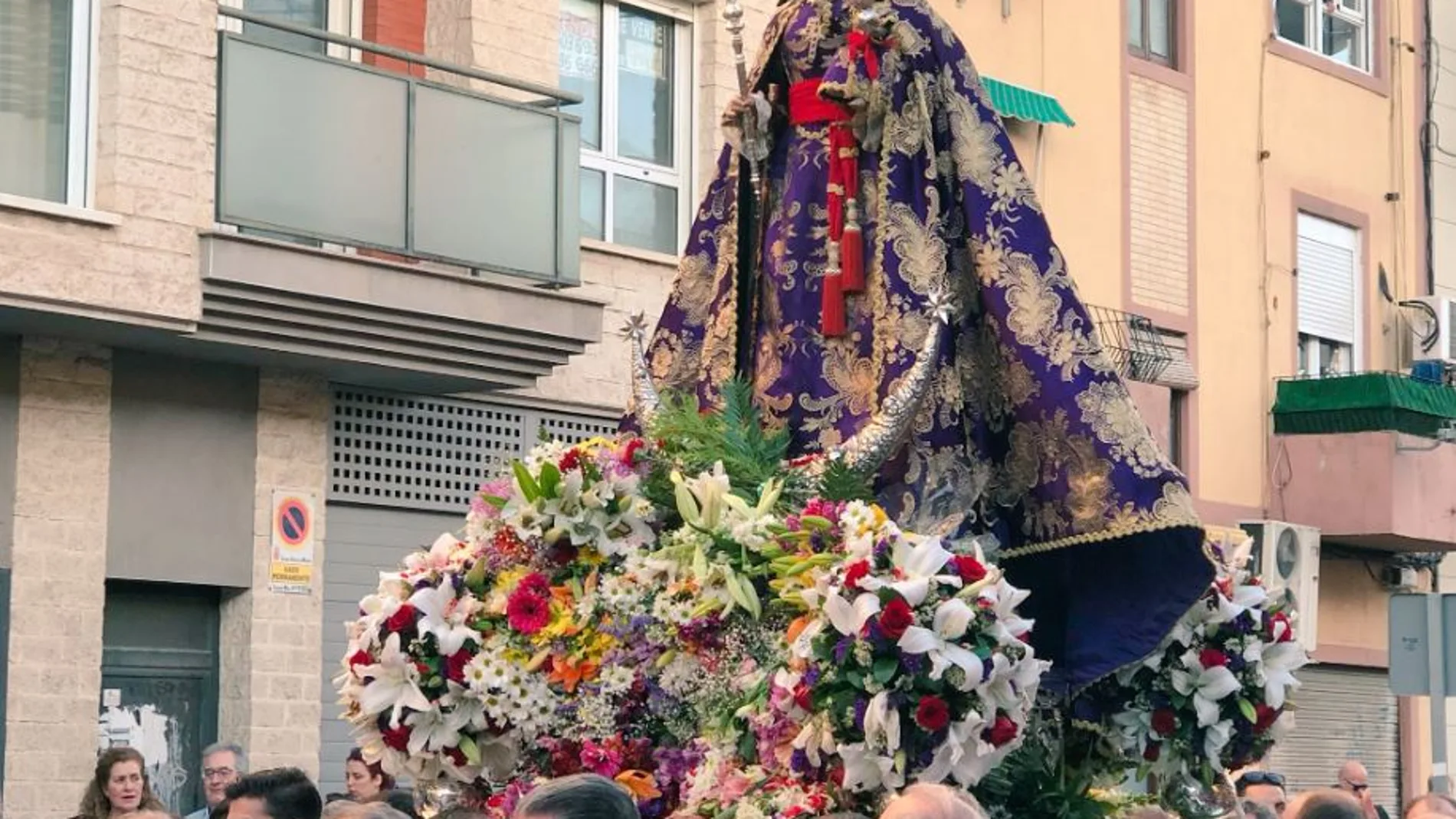 La patrona de Murcia, la Virgen de la Fuensanta