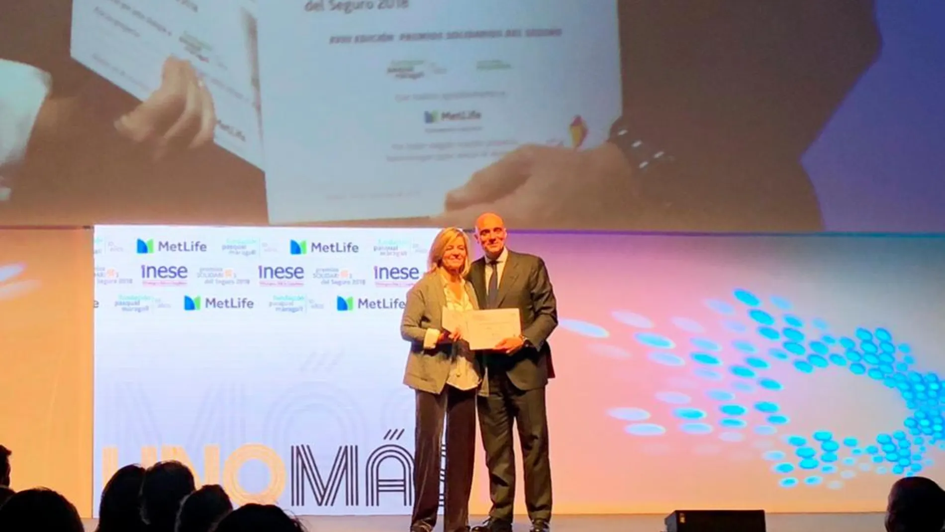 Fundación Pascual Maragall recibe el Premio solidario del Seguro por parte de MetLife España