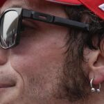 El piloto italiano de MotoGP Valentino Rossi, Movistar Yamaha
