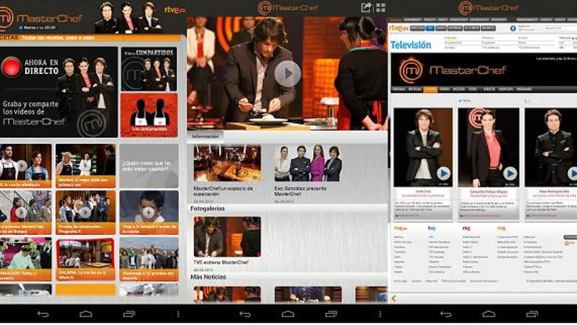 Recetas, vídeos, concursos y mucho más con la app oficial de MasterChef España