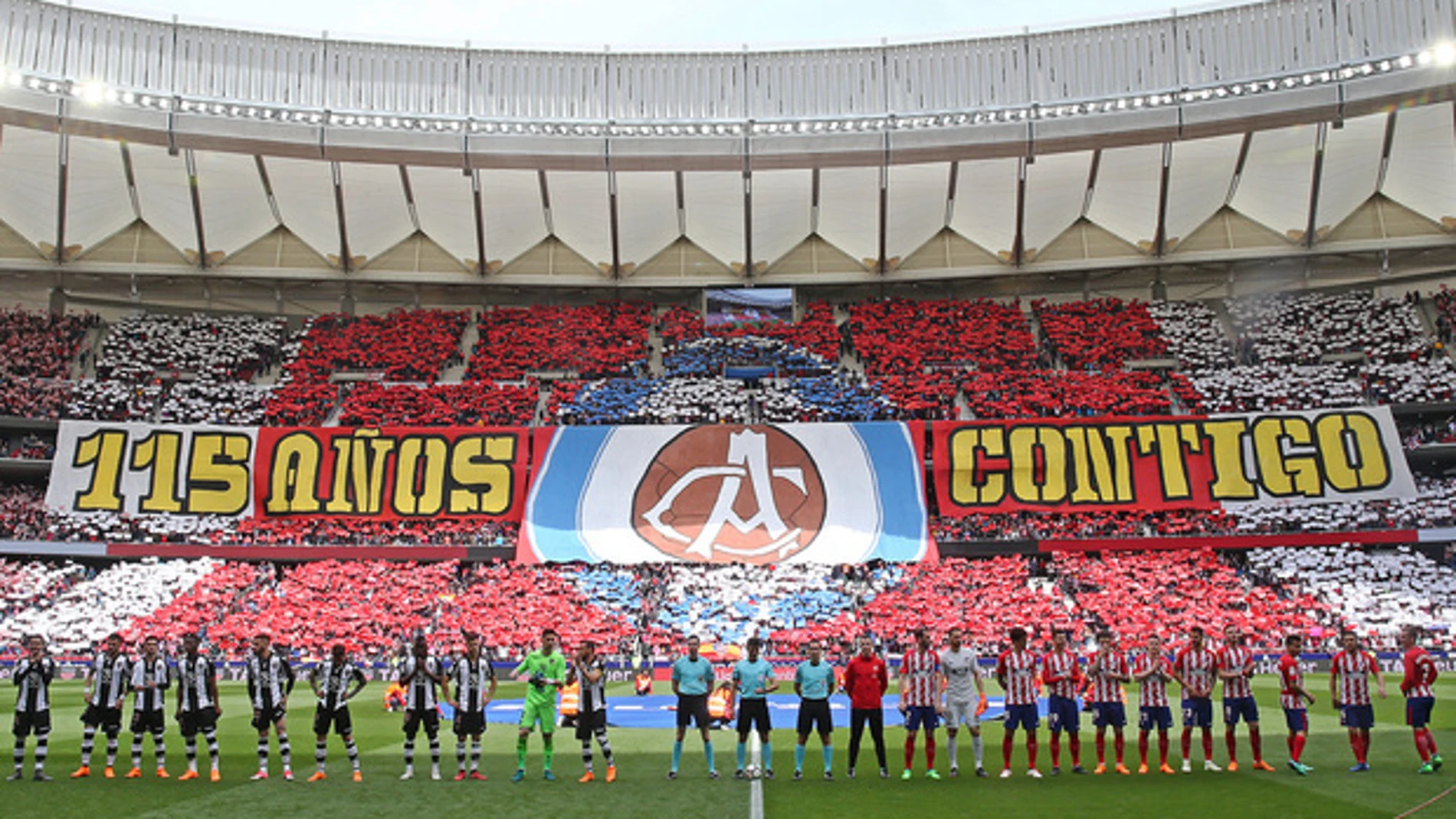 El mosaico más grande de la historia de los rojiblancos