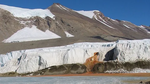 Las conocidas como «cataratas de sangre» de la Antártida