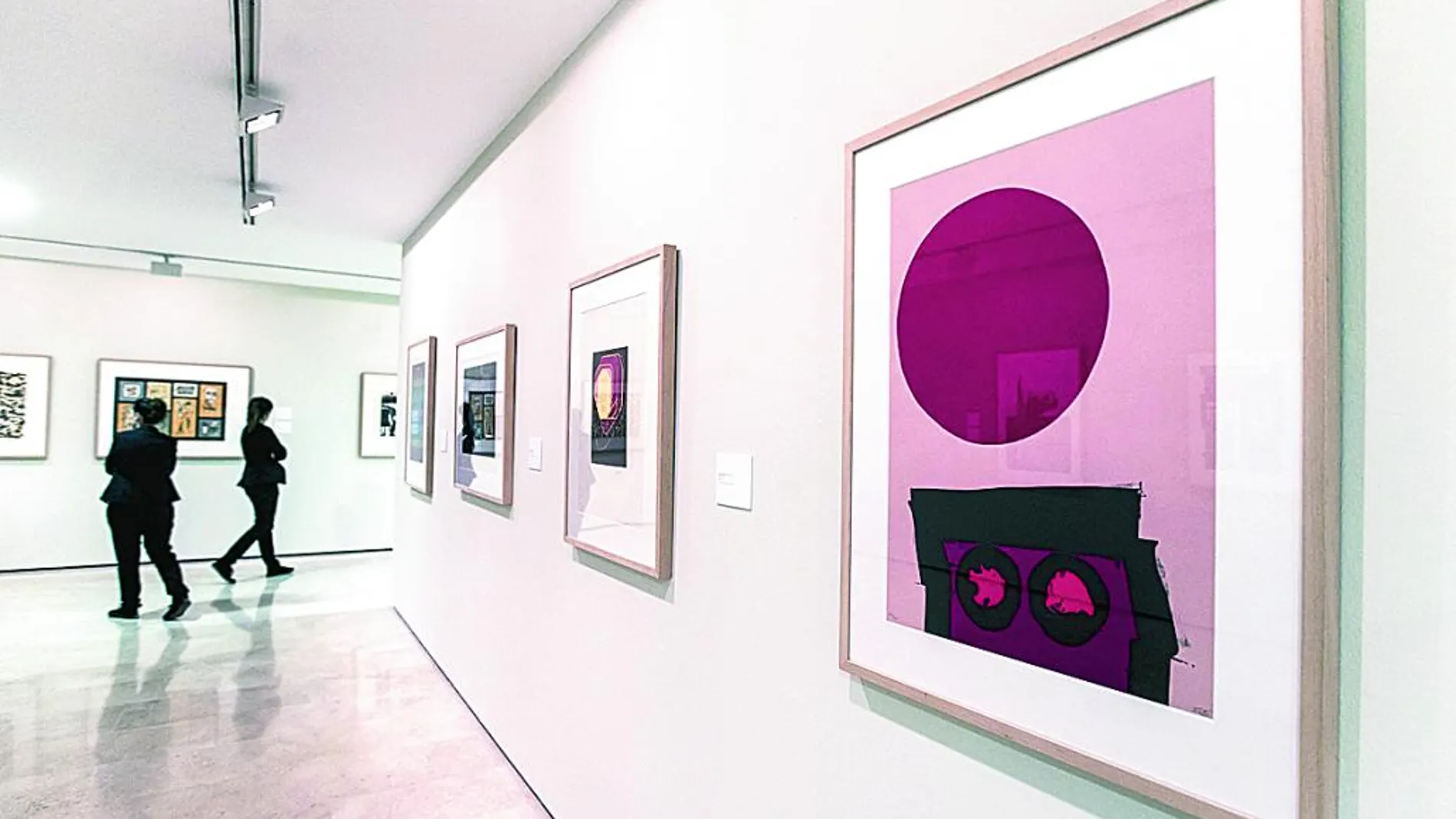 Vista de la exposición «Arte español en la colección de la Fundación Picasso», inaugurada en Málaga