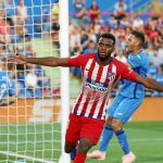 El fichaje estrella del Atlético se convirtió en el protagonista del encuentro de Getafe. Marcó el segundo gol y fue decisivo en el remate del primero ante David / Luis Díaz
