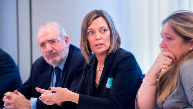 La consejera de agricultura Milagros Marcos participa en una reunión sobre la PAC en el Parlamento Europeo