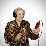 La abuela Chicha en una de sus fotos