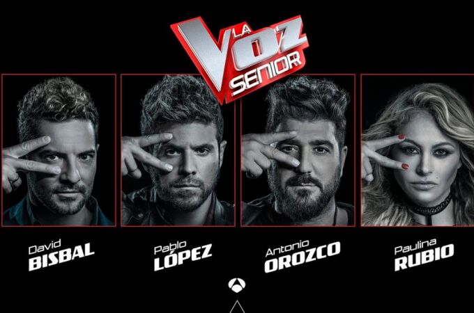 ‘La Voz Senior’ aterriza en España de la mano de Antena 3, que confirma a los coaches