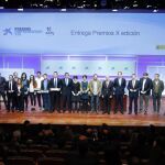 Representantes de las empresas ganadoras de los Premios Emprendedor XXI 2016