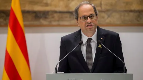 El presidente de la Generalitat, Quim Torra