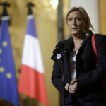 La líder del Frente Macional, Marine Le Pen