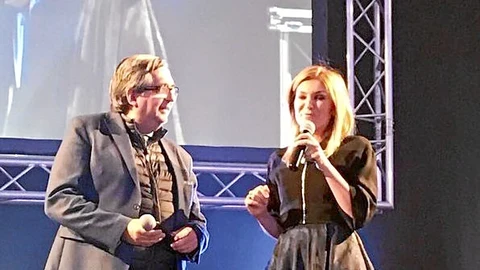 Sandra Golpe fue la madrina de la Pasarela Ciudad de la Verdura