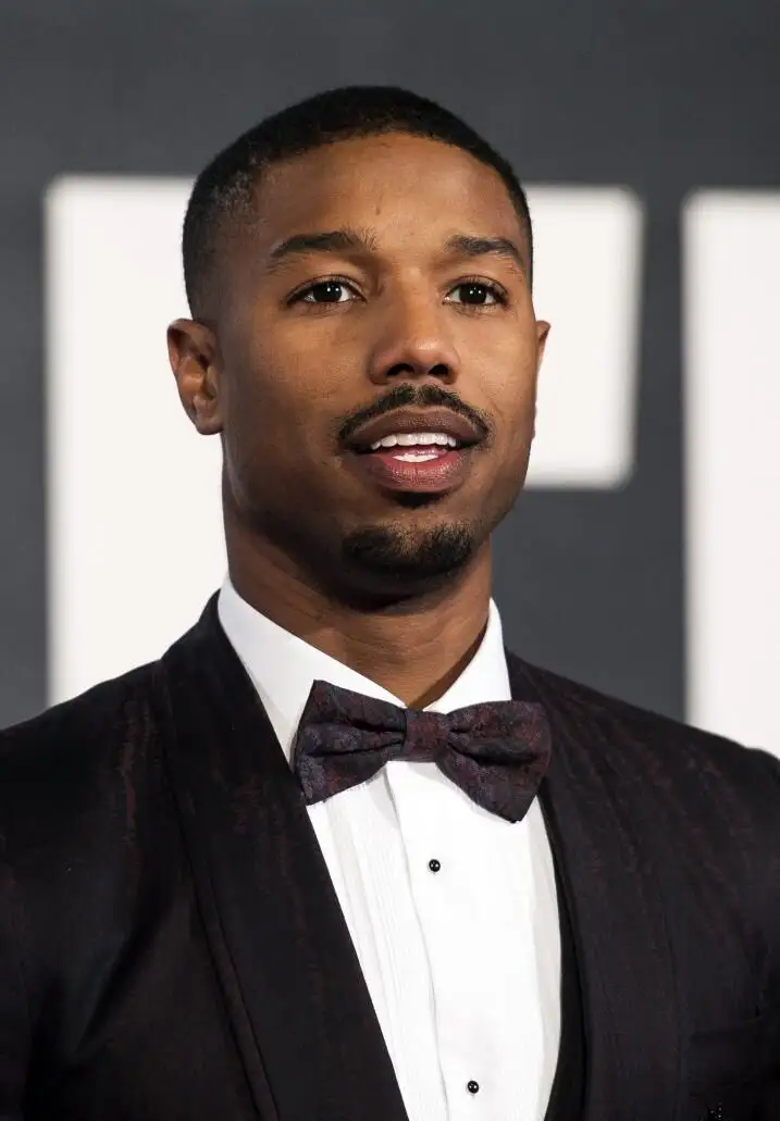 El actor estadounidense Michael B Jordan a su llegada para la presentación de la séptima película de la franquicia Rocky, &quot;Creed. La leyenda de Rocky&quot;, presentada en Londres el 12 de enero de 2016.