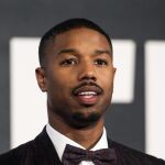 El actor estadounidense Michael B Jordan a su llegada para la presentación de la séptima película de la franquicia Rocky, "Creed. La leyenda de Rocky", presentada en Londres el 12 de enero de 2016.