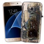 El Galaxy Note 7, antes y después de explotar la batería