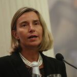 La alta representante de la Unión Europea para Asuntos Exteriores y Política de Seguridad, Federica Mogherini.