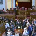 Los diputados llegan al Congreso