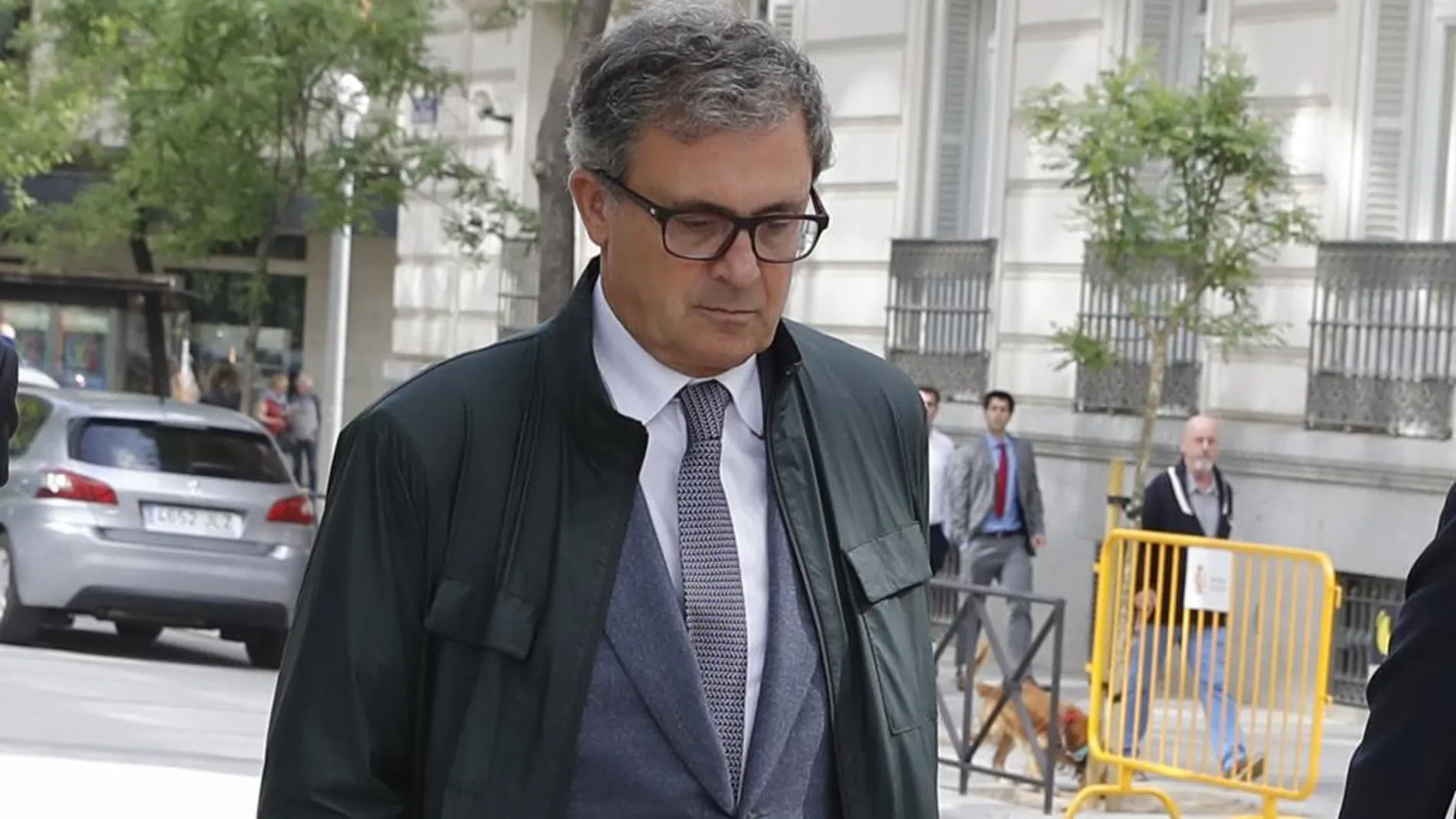 Jordi Pujol Ferrusola a su llegada a la Audiencia Nacional