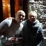 El etarra Aitor Elizarán junto a una mujer, en San Sebastián donde recibió un homenaje de los proetarras