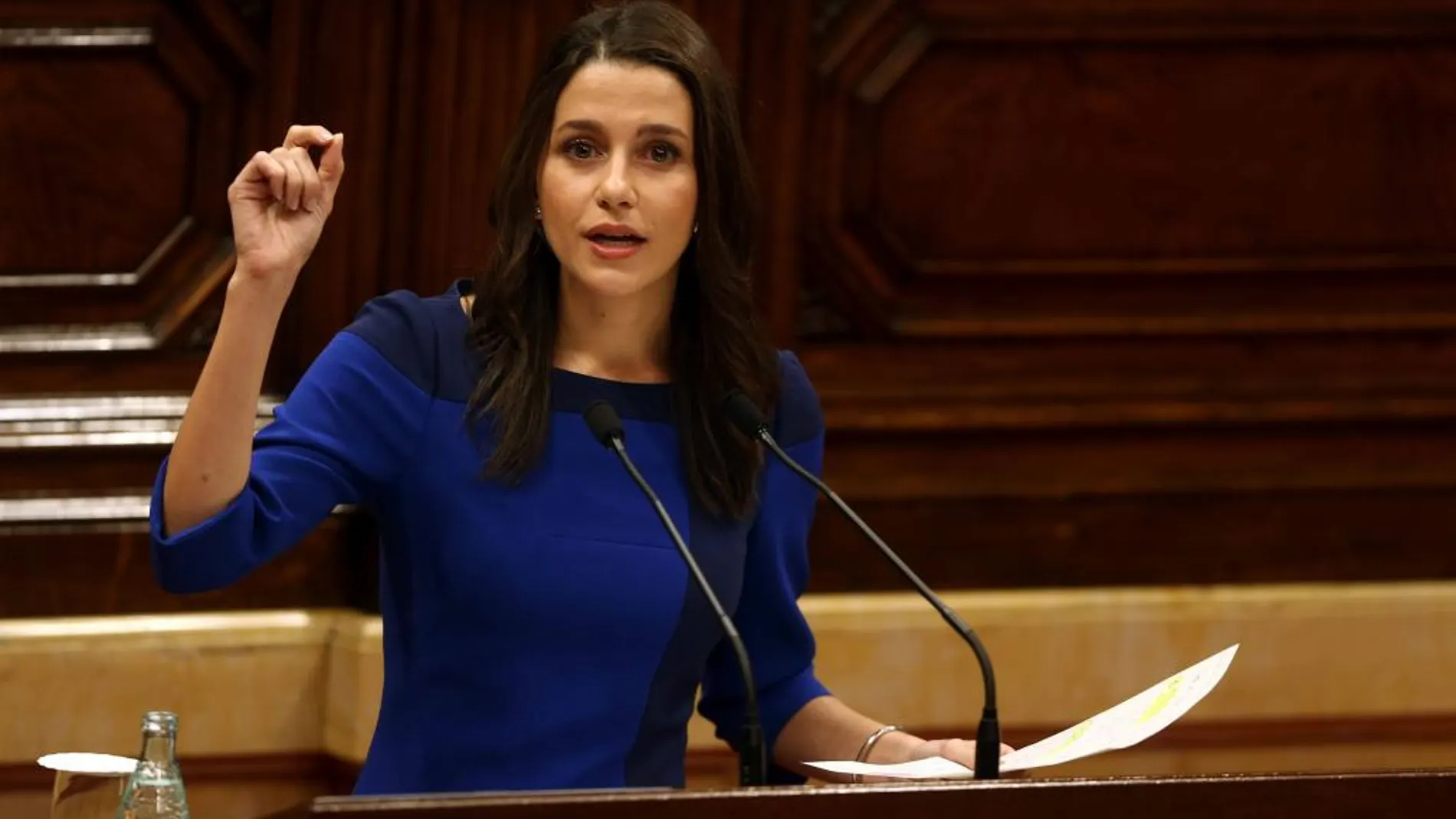 La presidenta del grupo parlamentario de Ciutadans, Inés Arrimadas