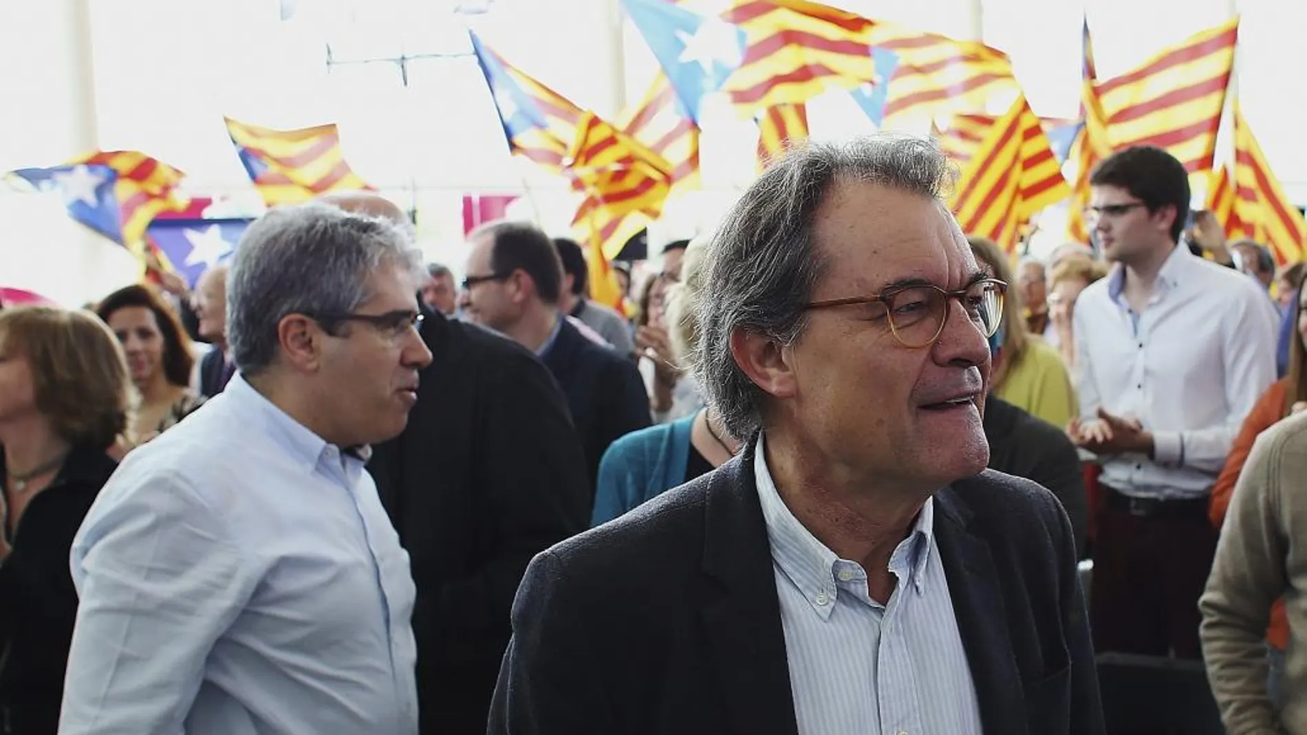 El expresidente de la Generalitat Artur Mas y el exconseller Francesc Homs