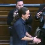 Pablo Iglesias, en el Congreso