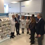 El consejero de Salud, Aquilino Alonso, durante su visita ayer al hospital Reina Sofía de Córdoba