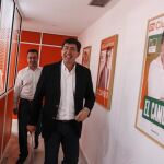 Juan Marín, en la sede de Cs