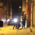 Imagen del vídeo de la operación policial en la barriada de “La Bajadilla” de Algeciras
