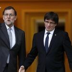 Rajoy y Puigdemont en una imagen de archivo
