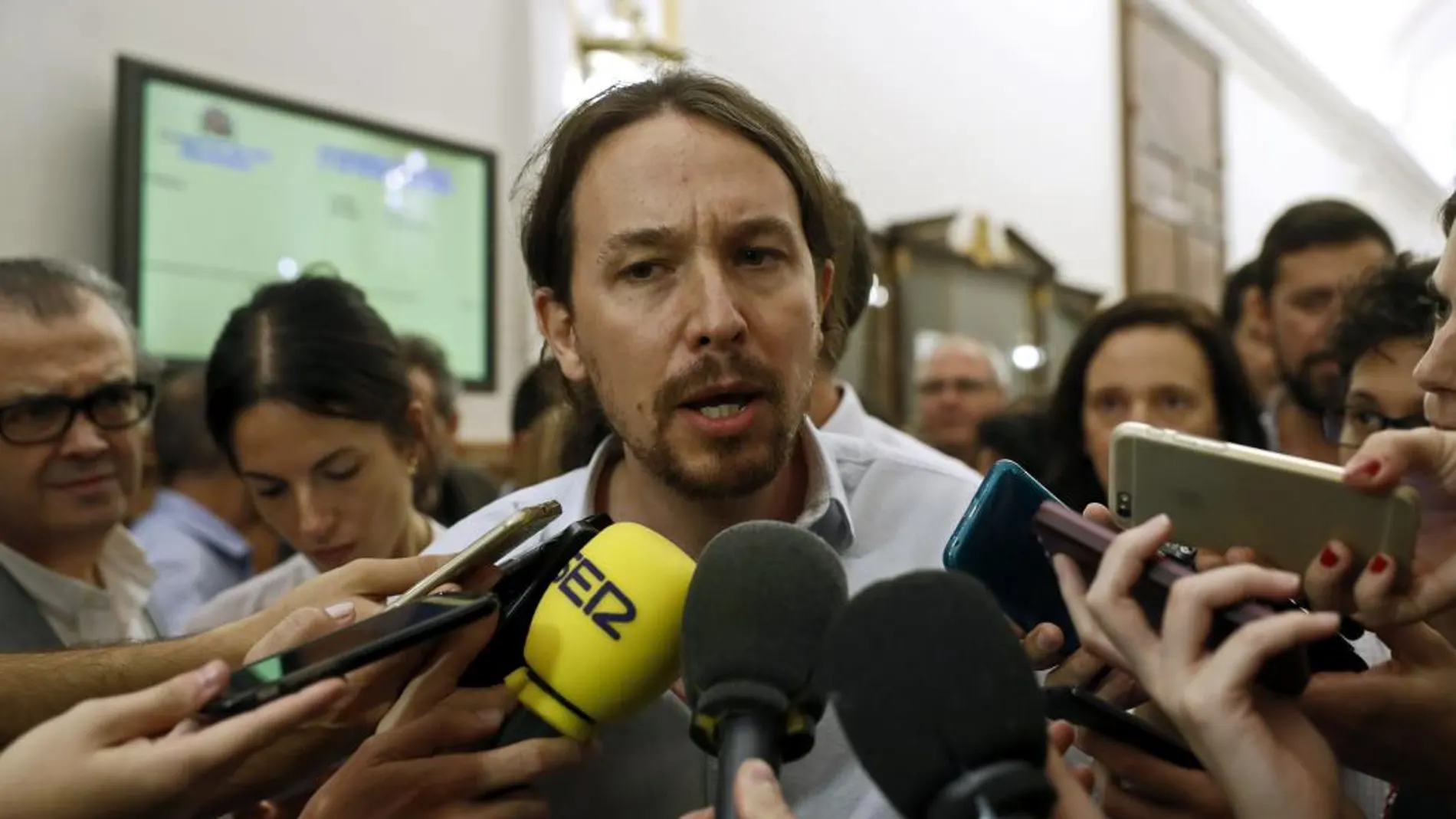 El líder de Podemos Pablo Iglesias