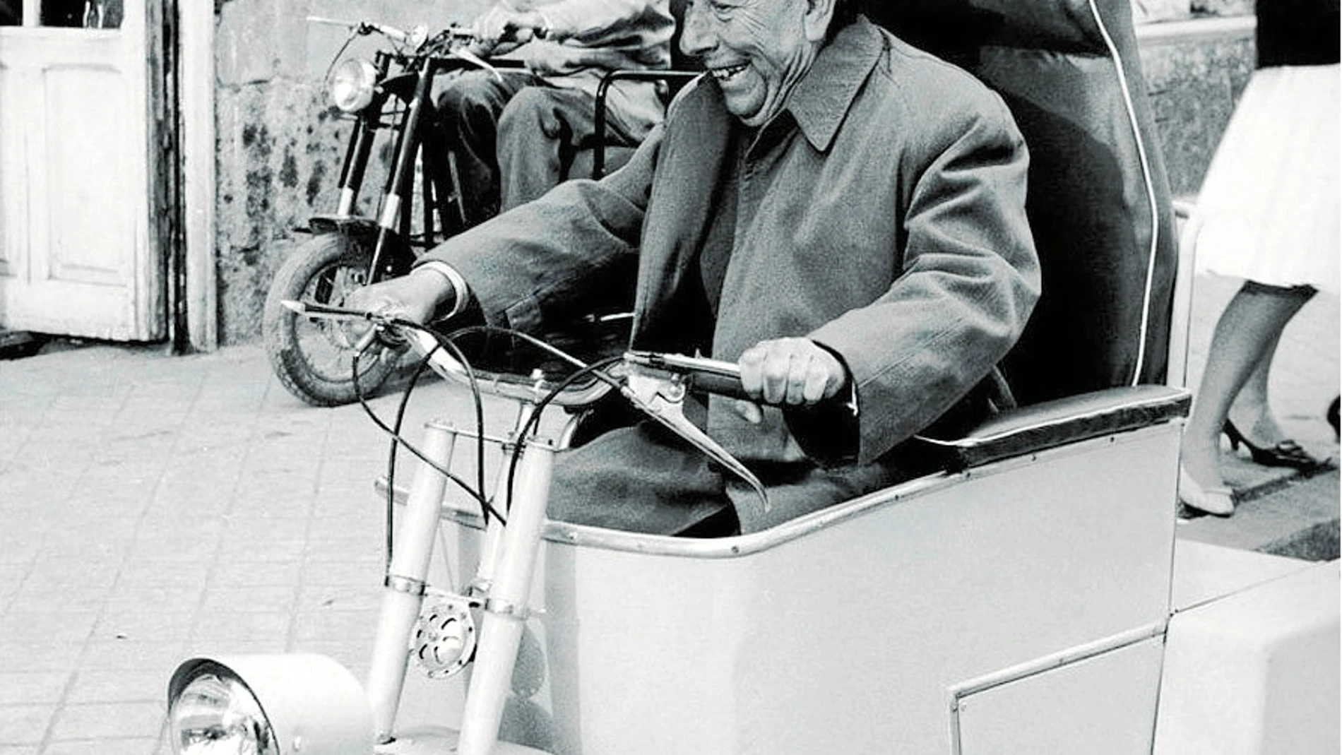 Pepe Isbert en una escena de «El cochecito», dirigida por Marco Ferreri en 1960