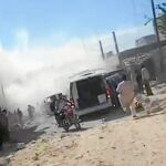 Momentos después del ataque ruso sobre la provincia de Hama