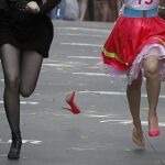 Imagen de archivo de una "carrera de tacones"