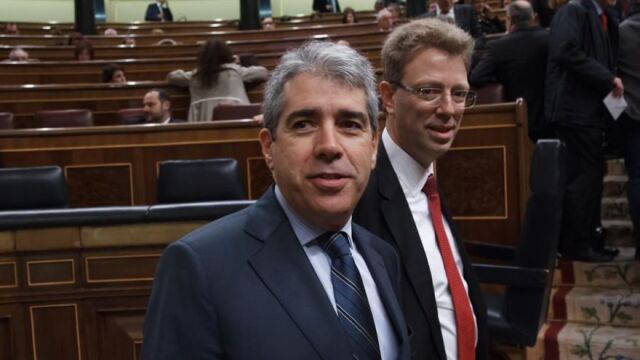 Ferran Bel y Francesc Homs en el Congreso de los Diputados