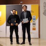 Rubén Trenzano (derecha) junto a su jefe, el conseller Marzà