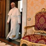 El Papa Francisco, ayer, en Ciudad del Vaticano