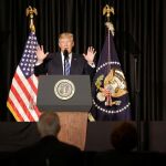 El presidente de EEUU, Donald Trump,