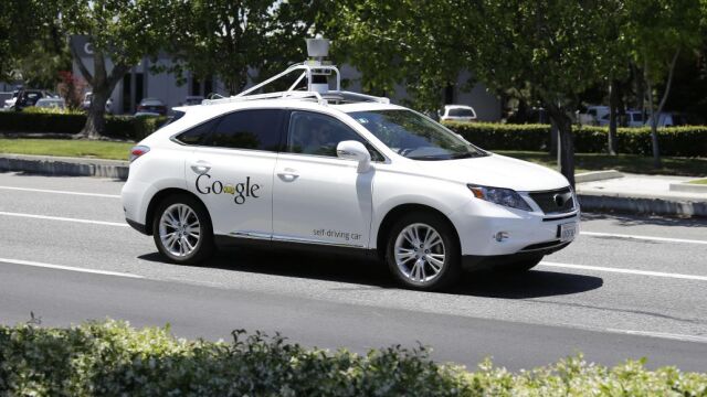 Un coche autónomo de Google